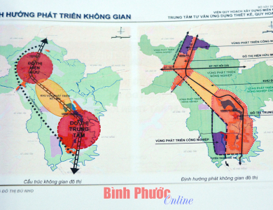 Quy hoạch đô thị Bù Nho phải phù hợp với quy hoạch chung của tỉnh