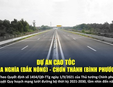 Trình Quốc hội dự án cao tốc Gia Nghĩa - Chơn Thành vào kỳ họp thứ 6