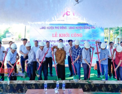 Khởi công tuyến đường kết nối Đồng Xoài - Đồng Phú - Phú Riềng
