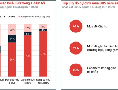 Lý do mua bất động sản để đầu tư của người Việt cao hàng đầu khu vực