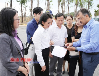 Đoàn công tác của Ấn Độ thăm khu công nghiệp tại Bình Phước