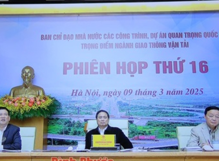 Thủ tướng chủ trì phiên họp thứ 16 về các công trình trọng điểm quốc gia