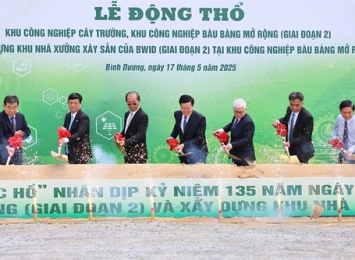 Bình Dương khởi công 2 khu công nghiệp xanh hơn 1.000 ha