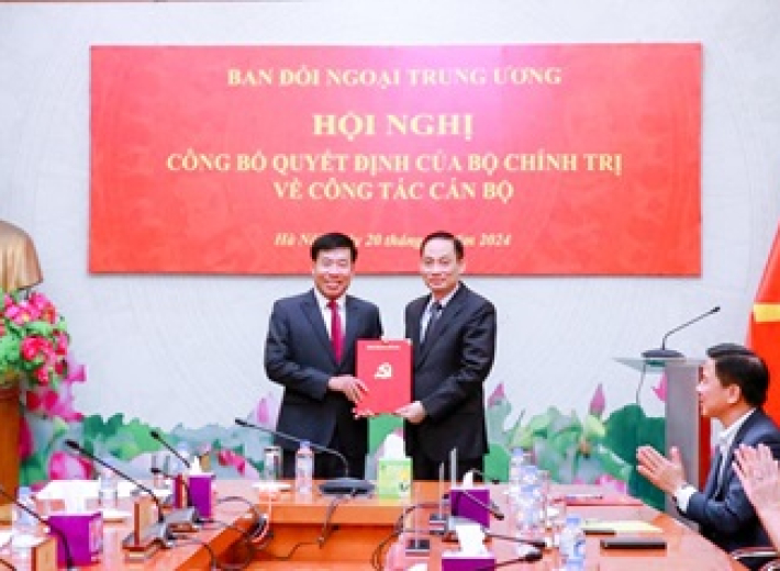 Bí thư Tỉnh ủy Bình Phước Nguyễn Mạnh Cường giữ chức Phó Trưởng Ban Đối ngoại Trung ương