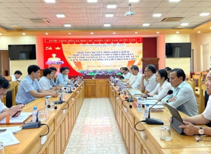Huyện Phú Giáo: Triển khai kế hoạch phát triển khu công nghiệp Vĩnh Lập