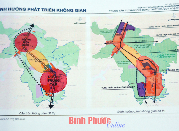Quy hoạch đô thị Bù Nho phải phù hợp với quy hoạch chung của tỉnh