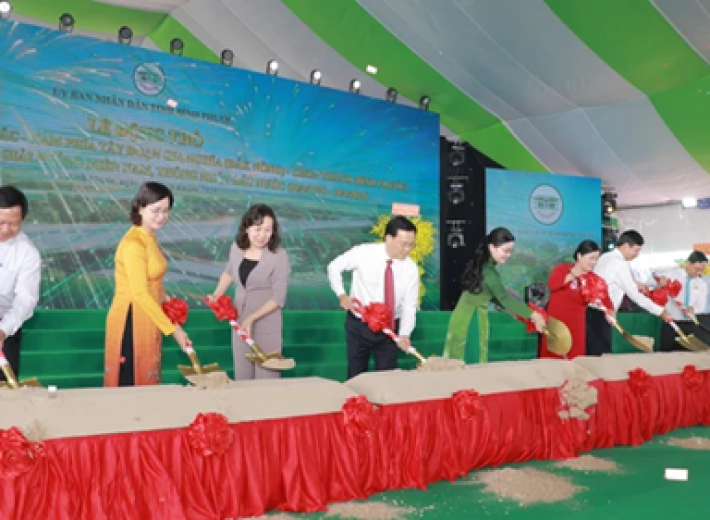 Bình Phước động thổ dự án đường cao tốc lớn nhất từ trước tới nay