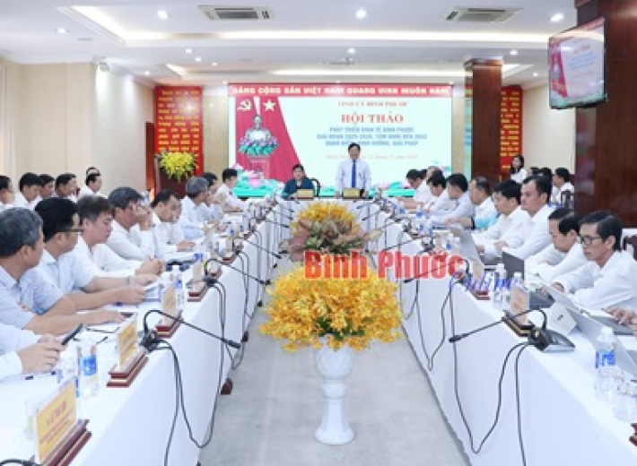 Hội thảo khoa học: Phát triển kinh tế Bình Phước giai đoạn 2025-2030, tầm nhìn đến năm 2045