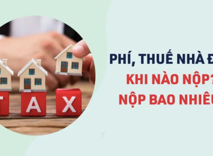 4 loại thuế, lệ phí nhà đất: Khi nào nộp? Nộp bao nhiêu?