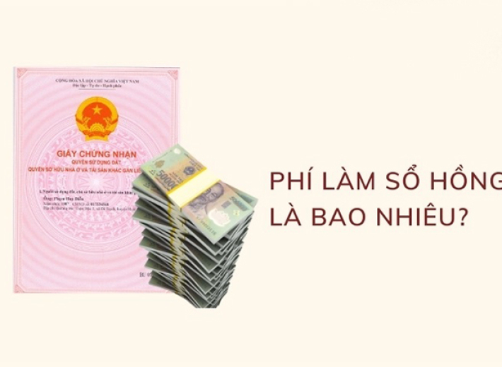 Lệ phí làm sổ hồng