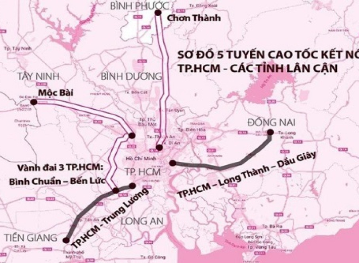 2.000 tỉ làm đường kết nối cao tốc TP.HCM - Thủ Dầu Một - Chơn Thành