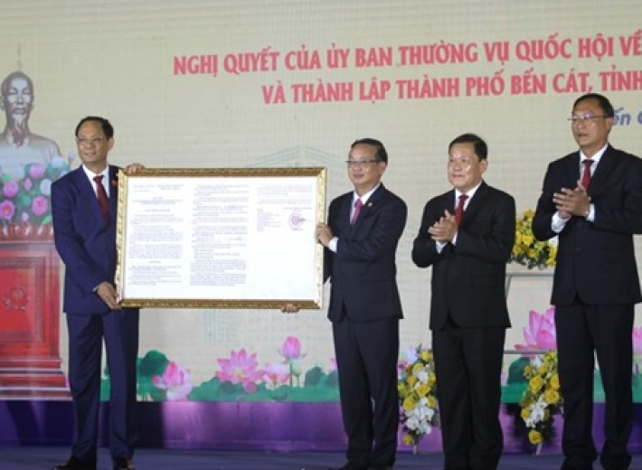 Công bố thành phố thứ 5 của Bình Dương